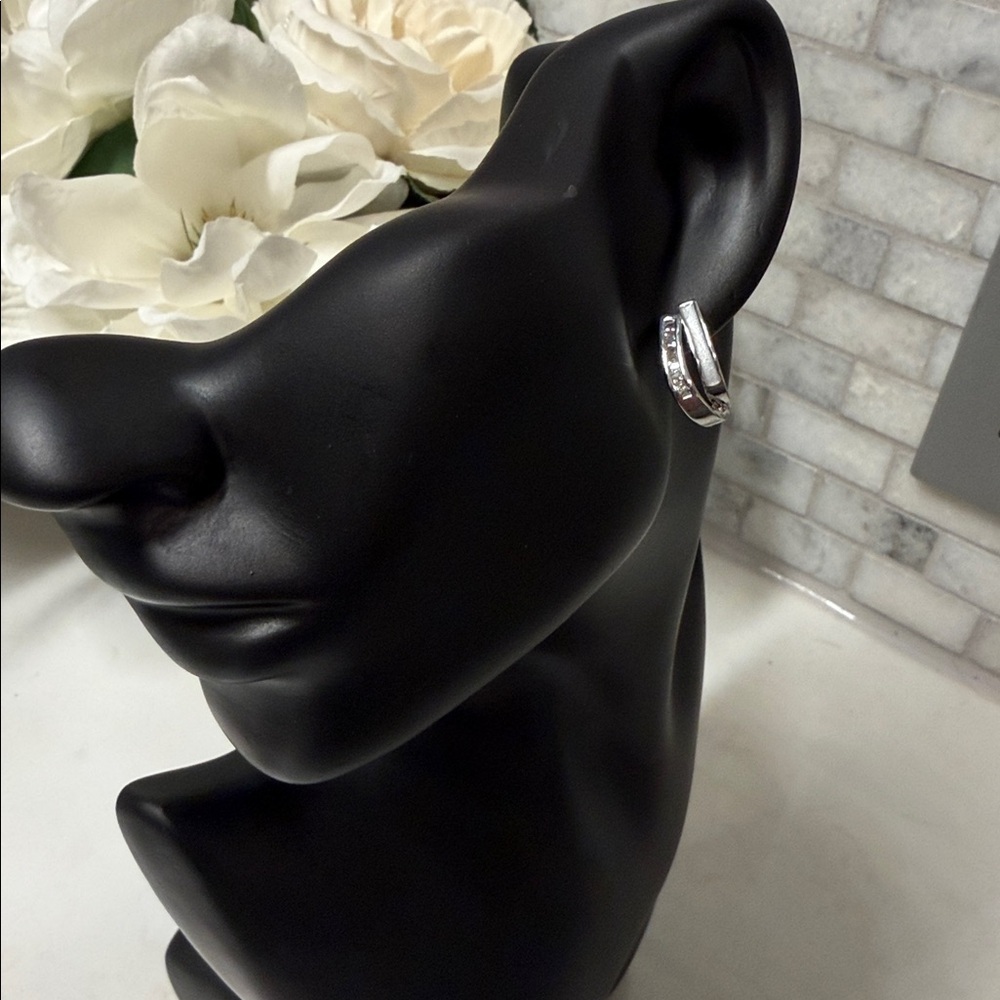 Elegant Silver Hoop Earrings